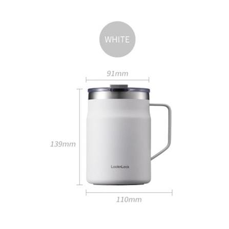 กระติกสุญญากาศ LOCKNLOCK METRO MUG 475 มล. สีขาว_3