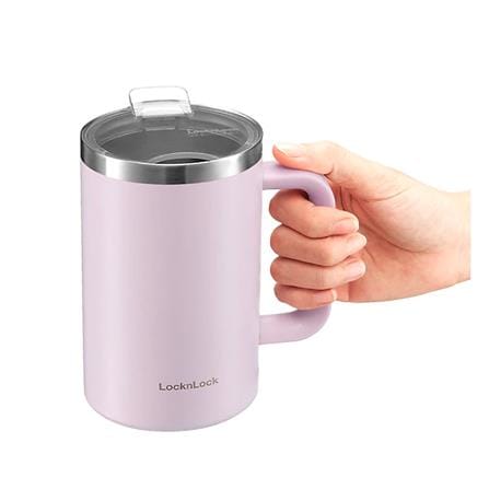 แก้วน้ำสุญญากาศ LOCKNLOCK FLAT TABLE MUG 0.73 ลิตร สีม่วง_3