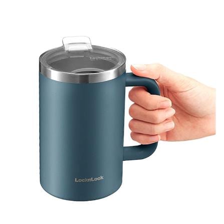 แก้วน้ำสุญญากาศ LOCKNLOCK FLAT TABLE MUG 0.73 ลิตร สีเขียว_3