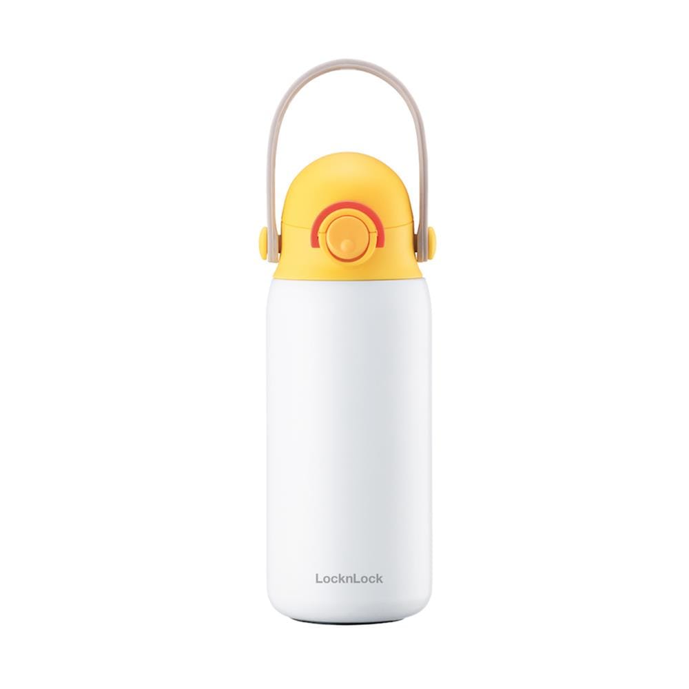 กระติกสุญญากาศ LOCKNLOCK DIY STRAM TUMBLER 350 มล. สีเหลือง