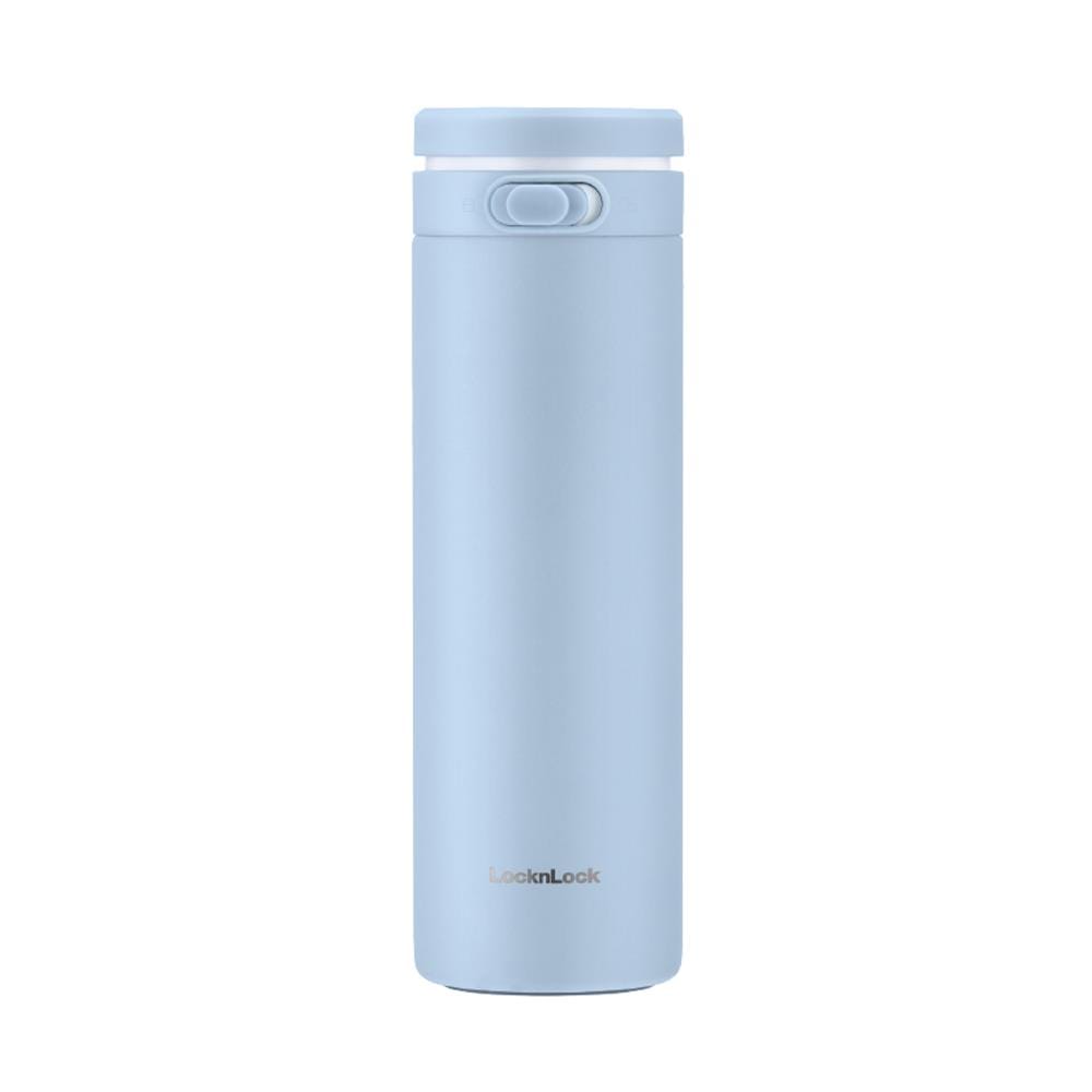 กระติกสุญญากาศ LOCKNLOCK ONETOUCH 430 มล. สีฟ้า