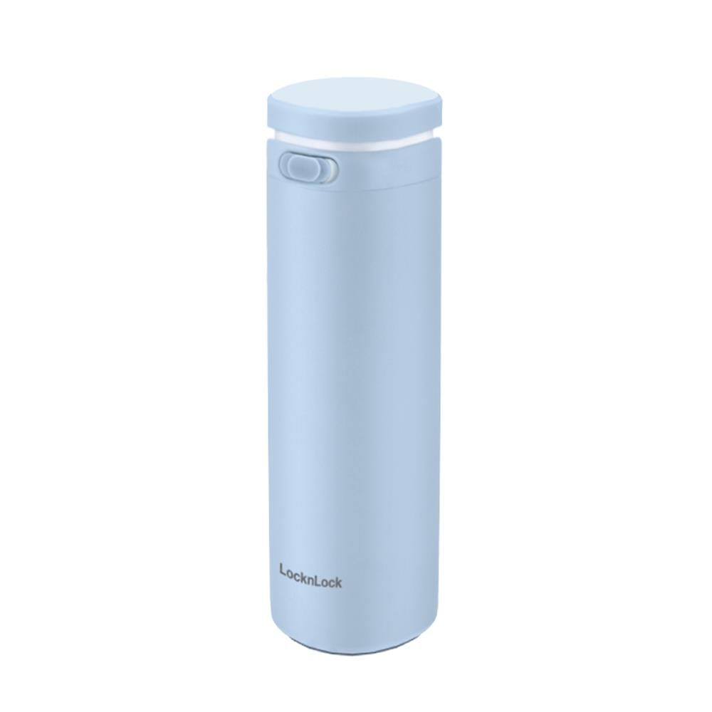 กระติกสุญญากาศ LOCKNLOCK ONETOUCH 430 มล. สีฟ้า