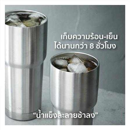 แก้วน้ำสุญญากาศ LOCKNLOCK 470 มล. สีเงิน_2