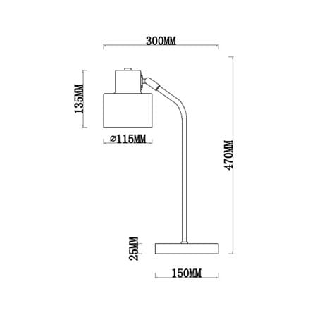 ไฟอ่านหนังสือ CARINI T240126WH สีขาว_6