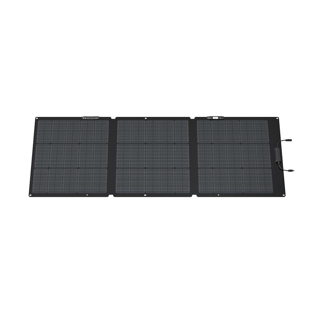 แผงโซลาร์เซลล์ แบบพกพา ECOFLOW 160 วัตต์ สีดำ
