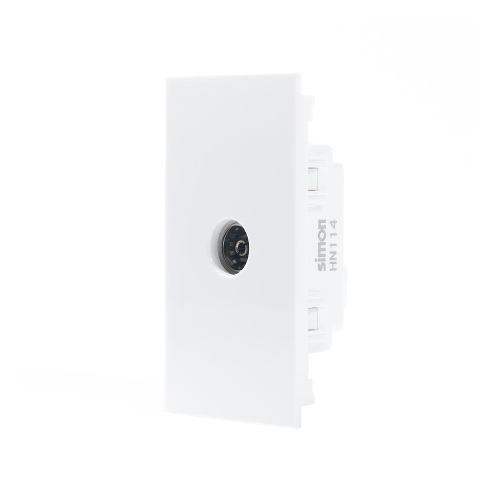 เต้ารับโทรทัศน์ SIMON SIM52S-15S-WH สีขาว