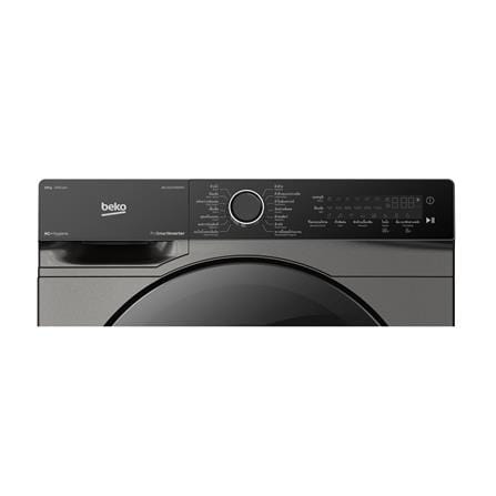เครื่องซักผ้าฝาหน้า BEKO WCV10759XMST 10 กก. 1400RPM อินเวอร์เตอร์ สีเทาเข้ม_2
