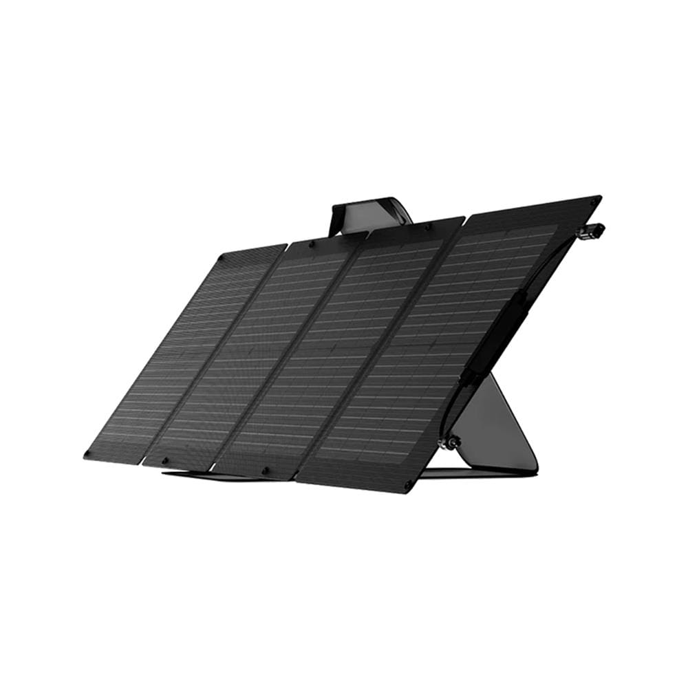 แผงโซลาร์เซลล์ แบบพกพา ECOFLOW 110 วัตต์ สีดำ