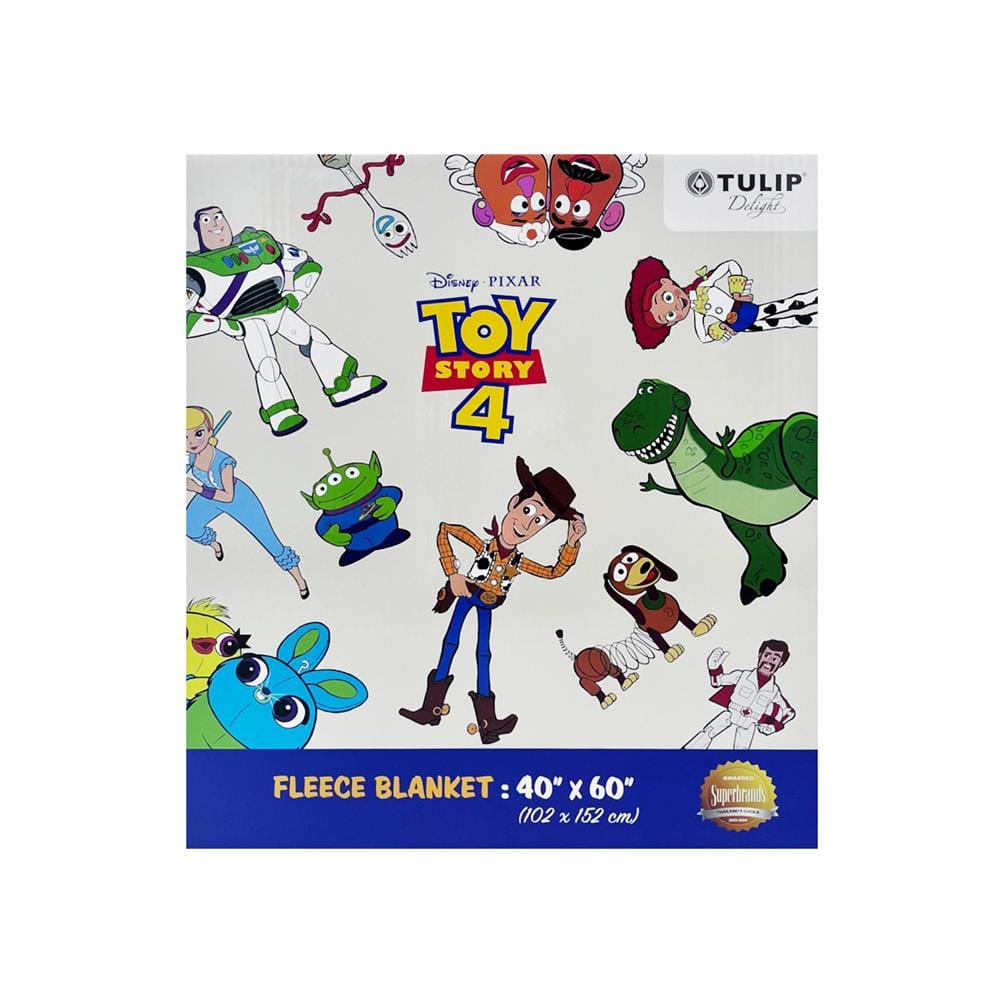 ผ้าห่ม TULIP TOY STORY 40X60 นิ้ว 02106-TFG24