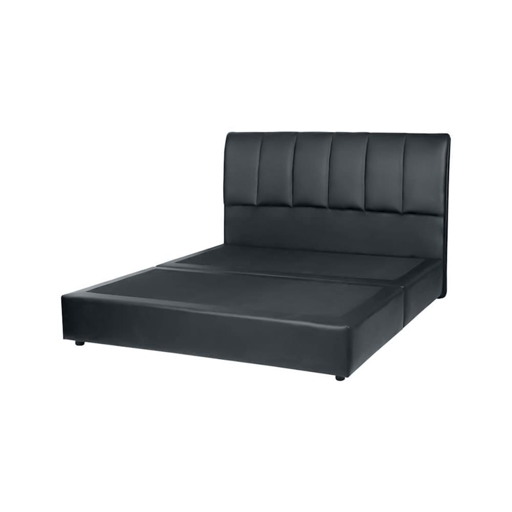 ฐานรองหัวเตียง 6 ฟุต AS FURNITURE VIOLET PVC สี GREY