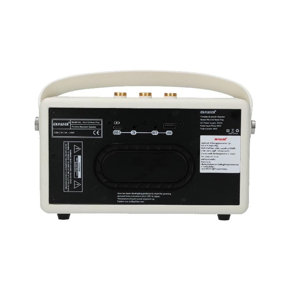 ลำโพงบลูทูธ AIWA RS-X10 สีขาว