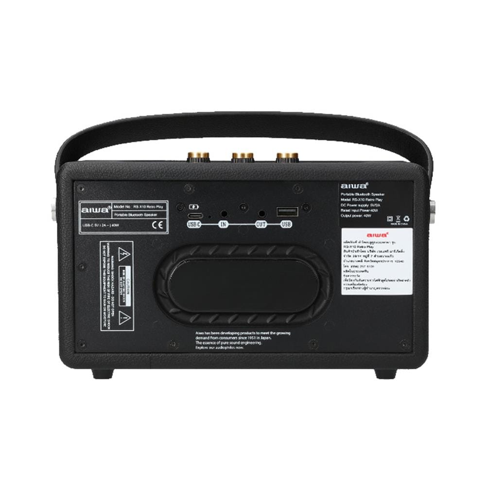 ลำโพงบลูทูธ AIWA RS-X10 สีดำ