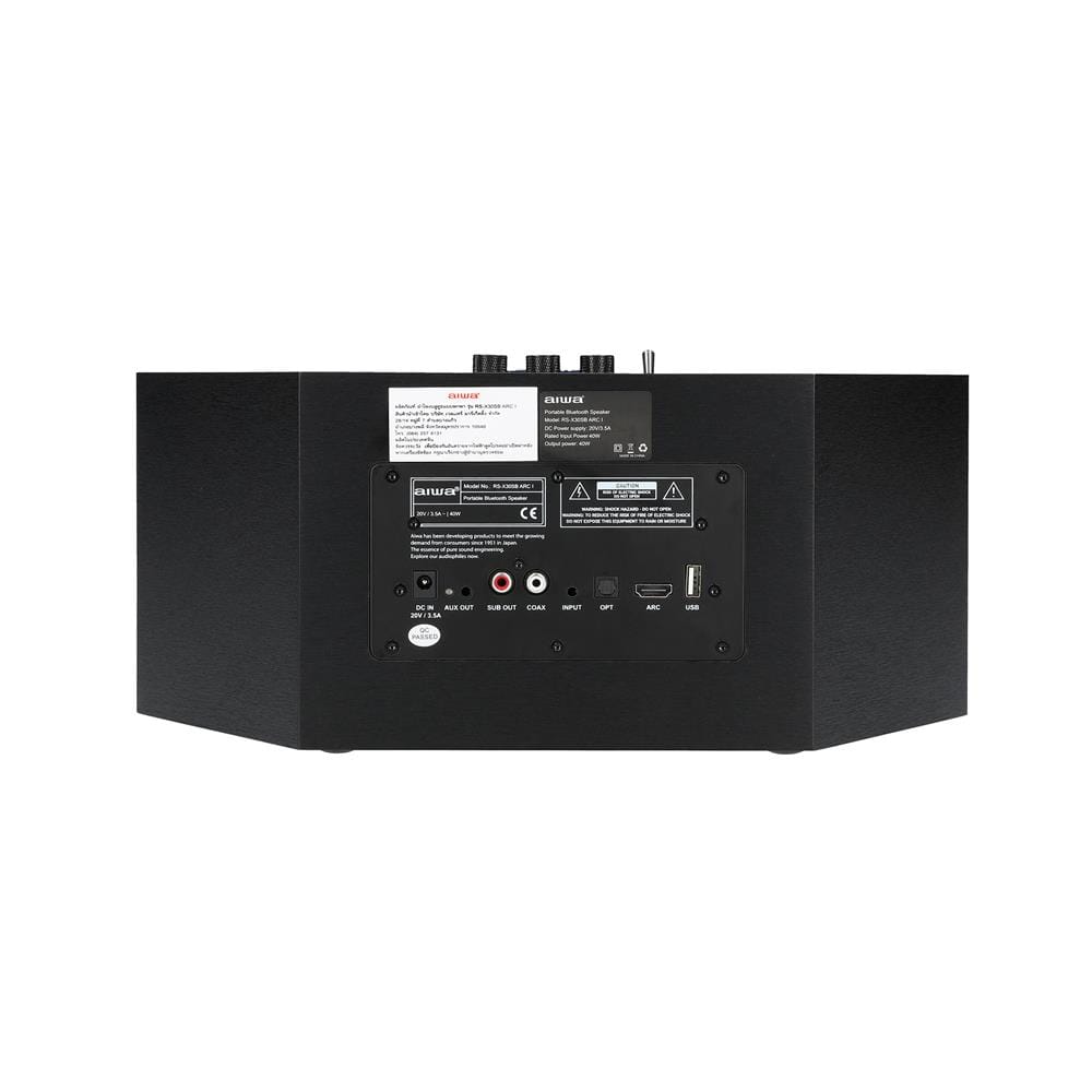 ลำโพงบลูทูธ AIWA RS-X30SB สีดำ