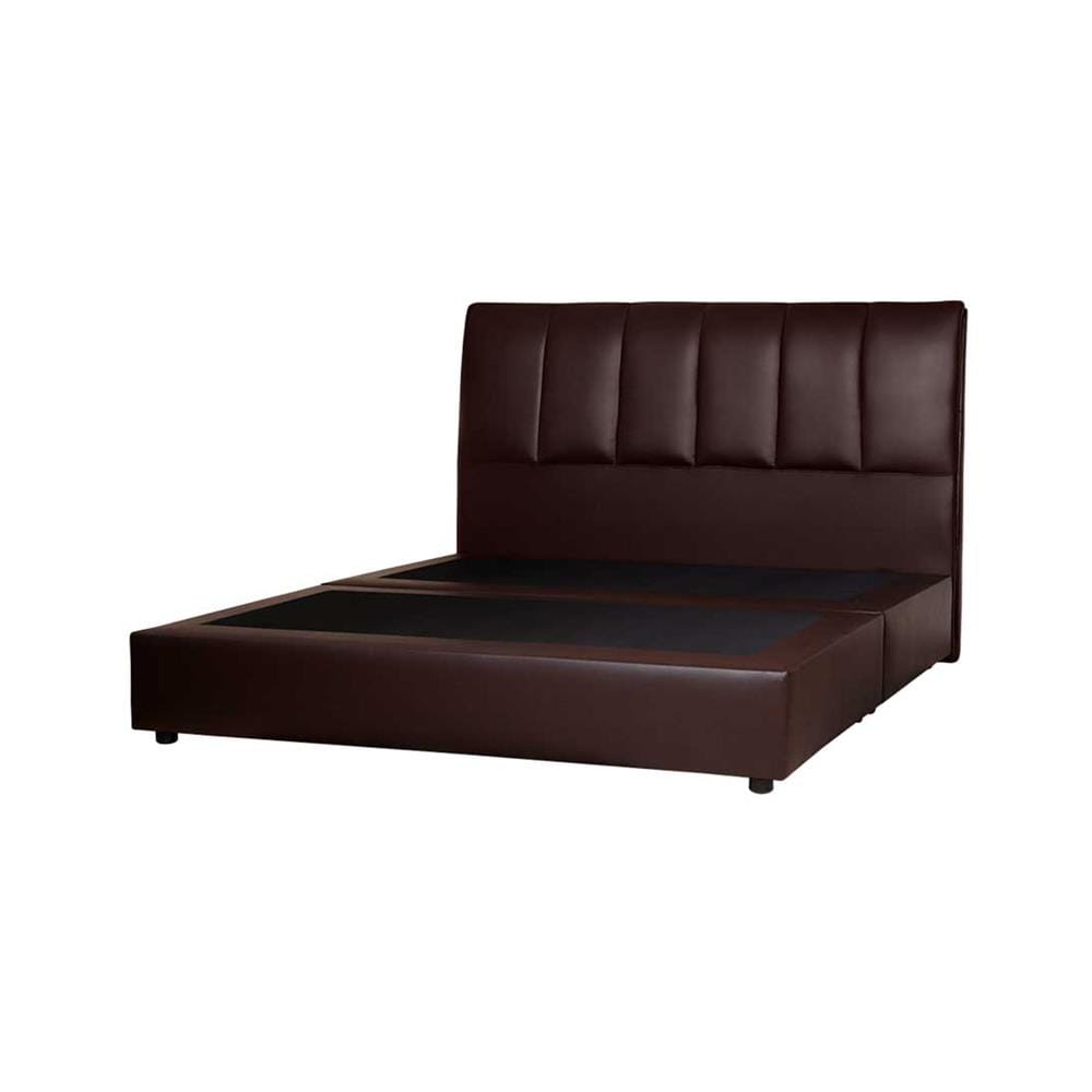 ฐานรองหัวเตียง 5 ฟุต AS FURNITURE VIOLET PVC สี BROWN