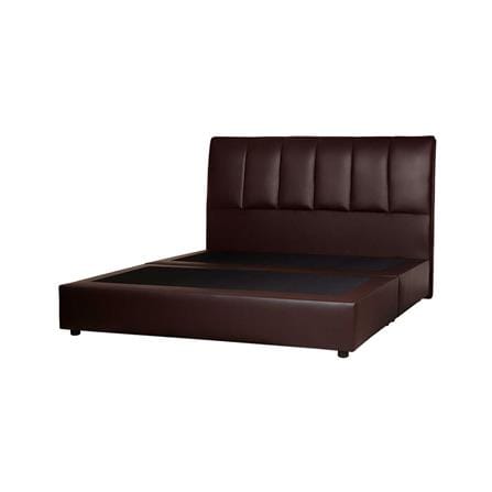 ฐานรองหัวเตียง 5 ฟุต AS FURNITURE VIOLET PVC สี BROWN_0