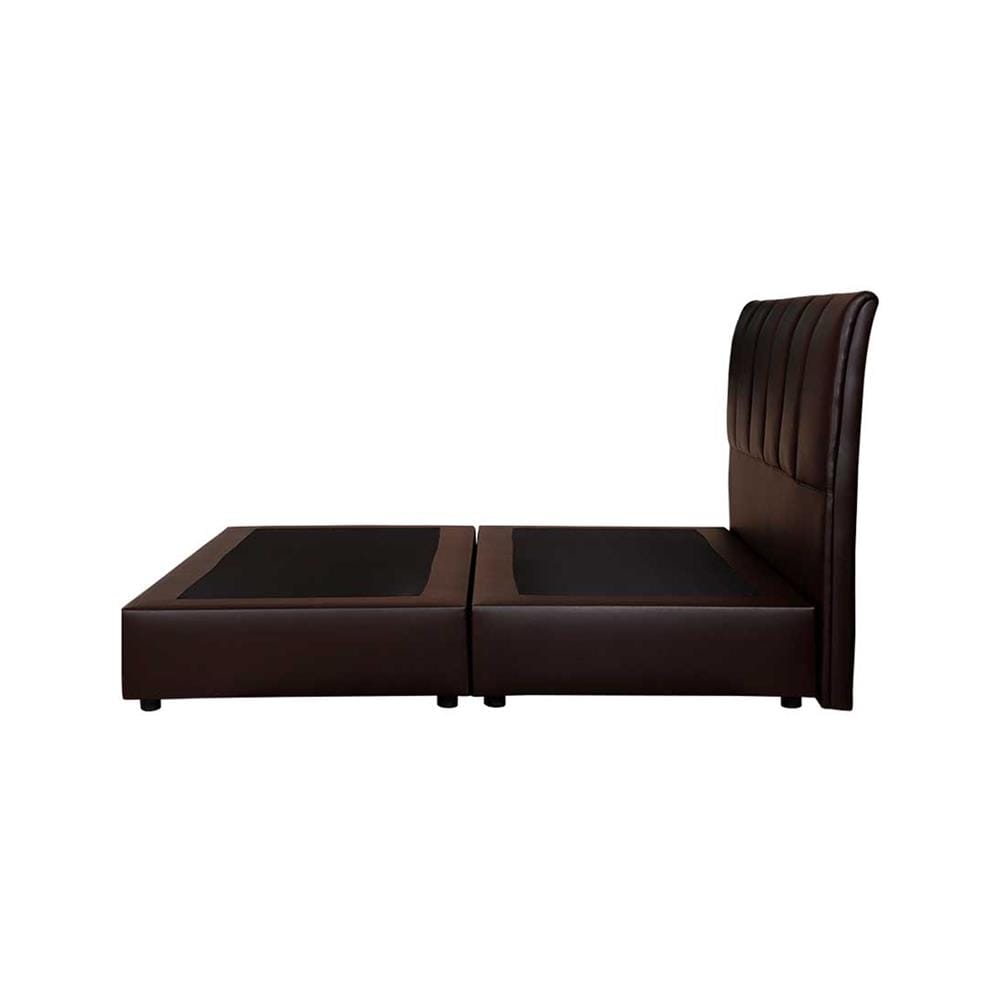 ฐานรองหัวเตียง 6 ฟุต AS FURNITURE VIOLET PVC สี BROWN