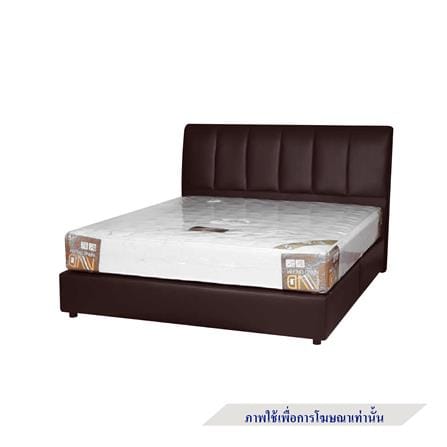 ฐานรองหัวเตียง 6 ฟุต AS FURNITURE VIOLET PVC สี BROWN_3