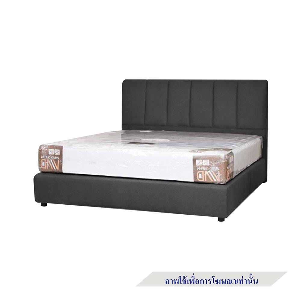 ฐานรองหัวเตียง 6 ฟุต AS FURNITURE VIOLET สี GREY