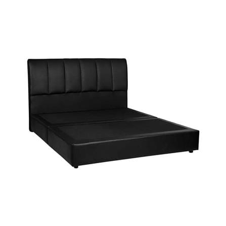 ฐานรองหัวเตียง 5 ฟุต AS FURNITURE VIOLET PVC สี BLACK_2