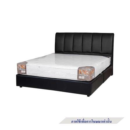 ฐานรองหัวเตียง 5 ฟุต AS FURNITURE VIOLET PVC สี BLACK_3