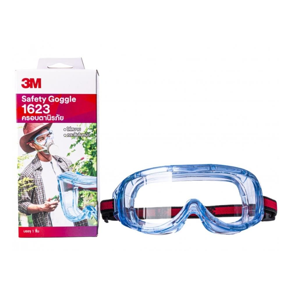 ครอบแว่นนิรภัย 3M 1623 AF เลนส์สีใส