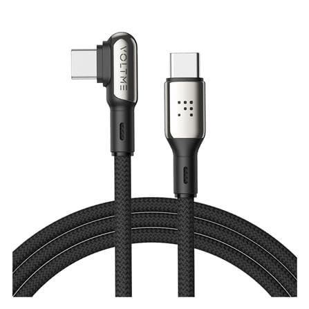 สายชาร์จ USB-C TO USB-C VOLTME POWERLINK STARK C2070 2 เมตร สีดำ_1