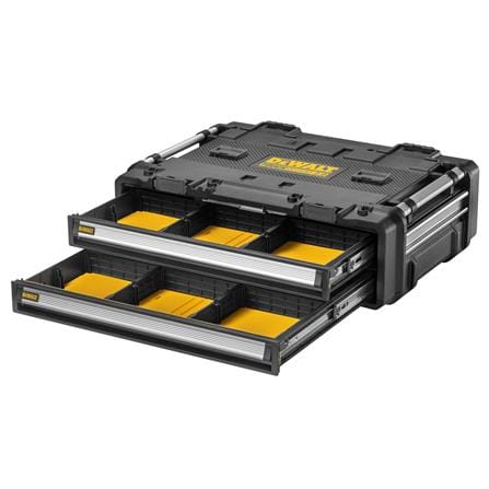 กล่องเครื่องมือลิ้นชัก 2 ชั้น พลาสติก-เหล็ก DEWALT TOUGH SYSTEM 2.0 DXL 77X55X28 ซม._4