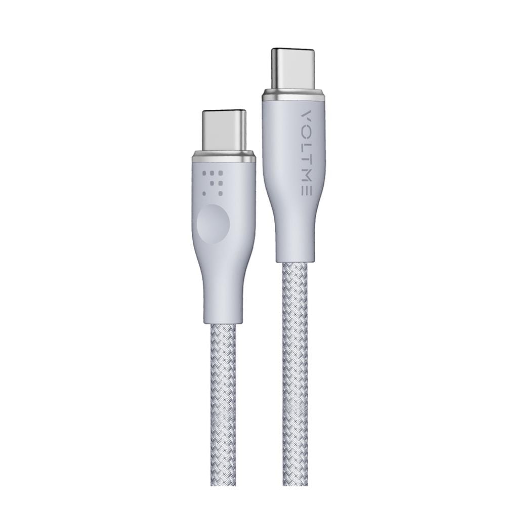 สายชาร์จ USB-C TO USB-C VOLTME POWERLINK RUGG C2064 1.8 เมตร สีเทา