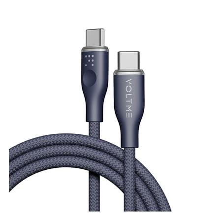 สายชาร์จ USB-C TO USB-C VOLTME POWERLINK RUGG C2054 1.8 เมตร สีฟ้า_1