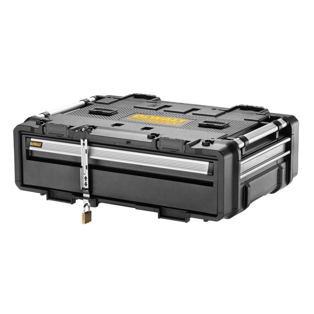 กล่องเครื่องมือลิ้นชัก 1 ชั้น พลาสติก-เหล็ก DEWALT TOUGH SYSTEM 2.0 DXL 77X55X28 ซม.