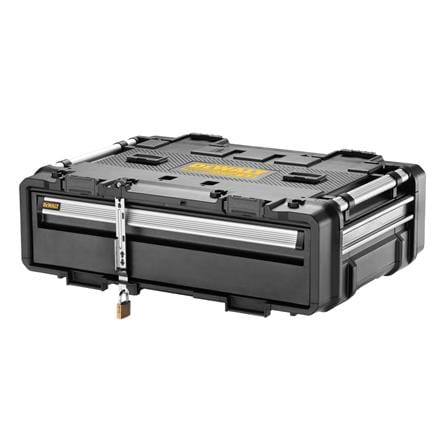 กล่องเครื่องมือลิ้นชัก 1 ชั้น พลาสติก-เหล็ก DEWALT TOUGH SYSTEM 2.0 DXL 77X55X28 ซม._4