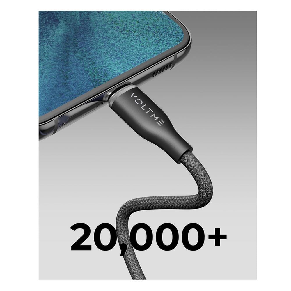 ชุดสายชาร์จ C TO C VOLTME V2021T 35W สีดำ
