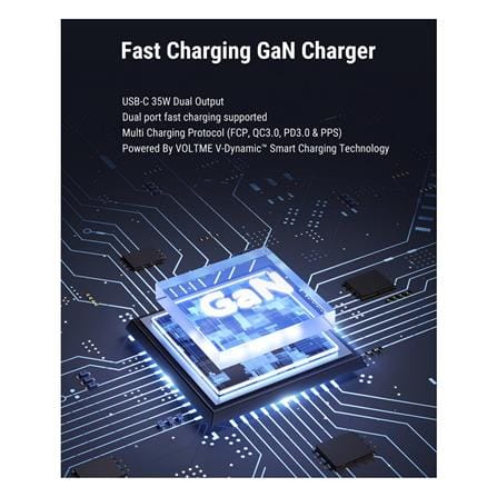 ชุดสายชาร์จ USB-C TO USB-C VOLTME V2022T 35W สีขาว_7