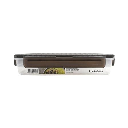 กล่องอาหาร LOCKNLOCK WAVE CONTAINER 1.5 ลิตร สีเทา_1