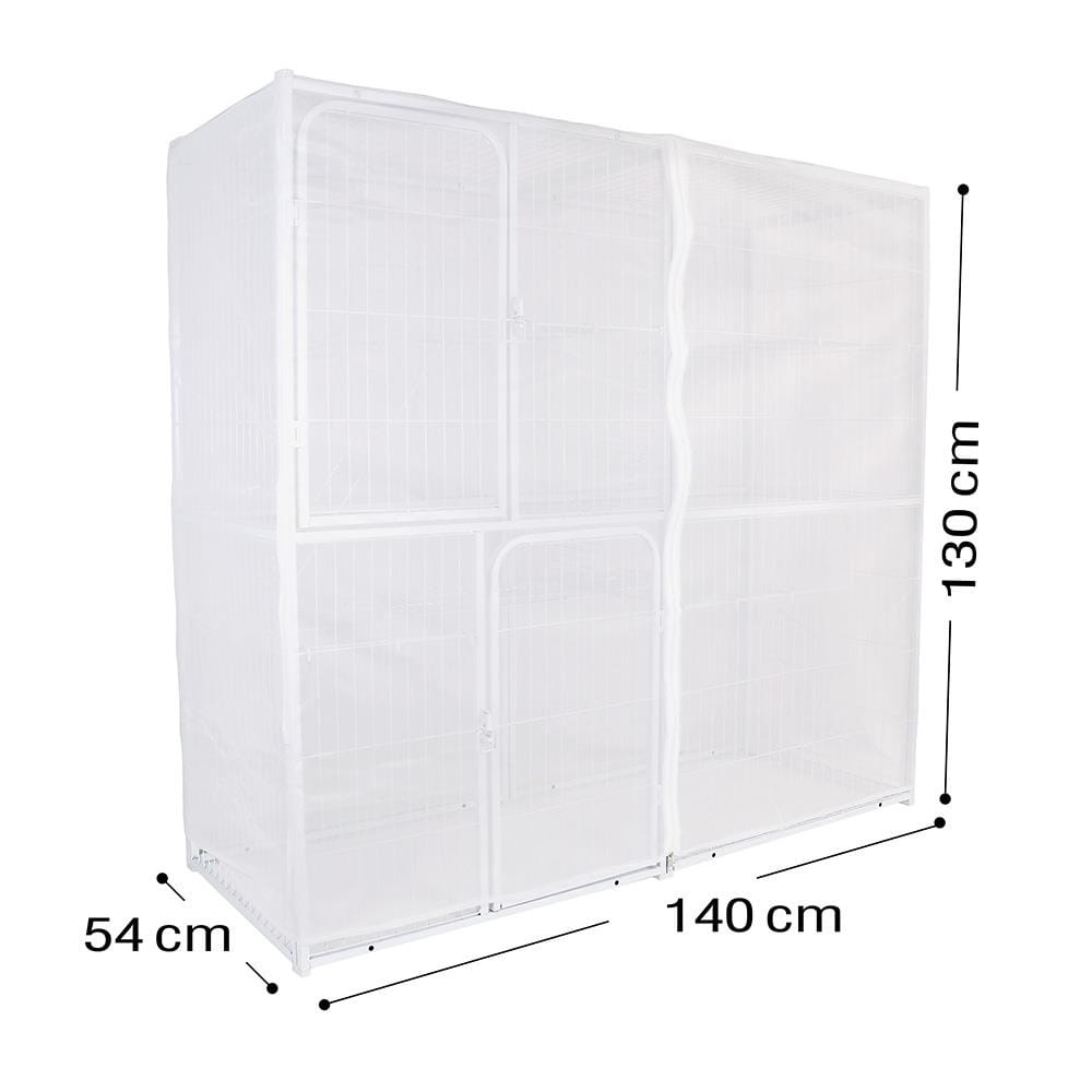 มุ้งครอบกรงสัตว์เลี้ยง PETUS 140x54x130 ซม.