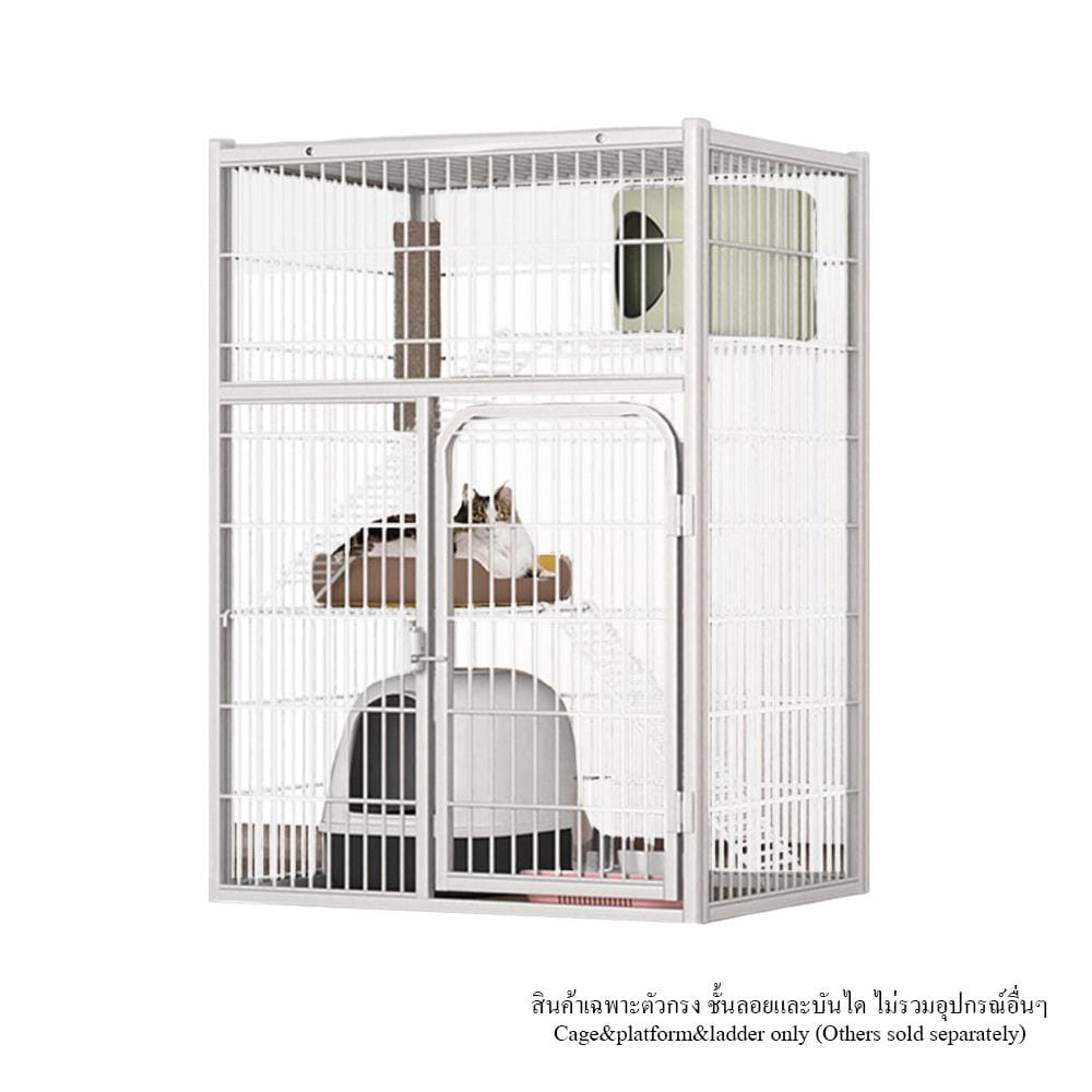 กรงแมว PETUS 71X54X100 ซม. สีขาว