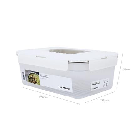 กล่องอาหาร LOCKNLOCK WAVE CONTAINER 3.5 ลิตร สีขาว_2