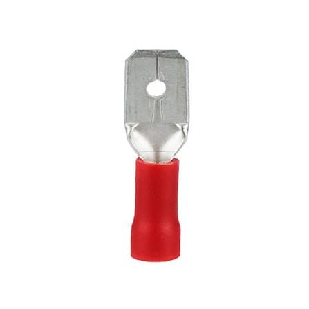 หางปลาเสียบตัวผู้แบน KENION RM250-MT2 สีแดง (แพ็ก 10 ชิ้น)_0