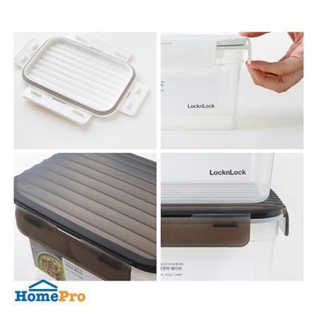 กล่องอาหาร LOCKNLOCK WAVE CONTAINER 0.96 ลิตร สีขาว_3