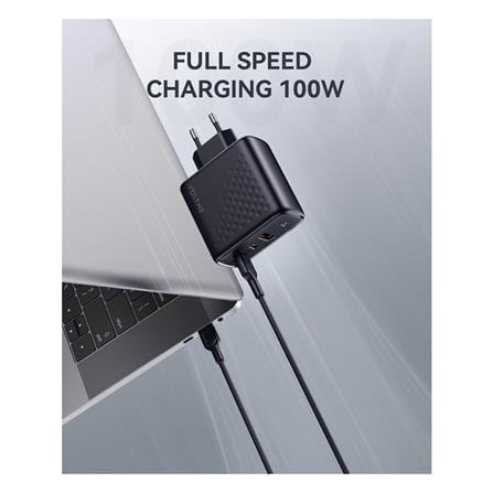 อะแดปเตอร์ USB-A&C VOLTME V2025V1 100W สีดำ_2