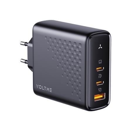อะแดปเตอร์ USB-A&C VOLTME V2027TH 140W สีดำ_0