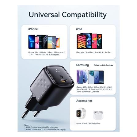 อะแดปเตอร์ USB-A&C VOLTME V2003TH 20W สีดำ_4