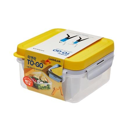 กล่องอาหาร LOCKNLOCK TOGO 1.2 ลิตร สีเหลือง_0