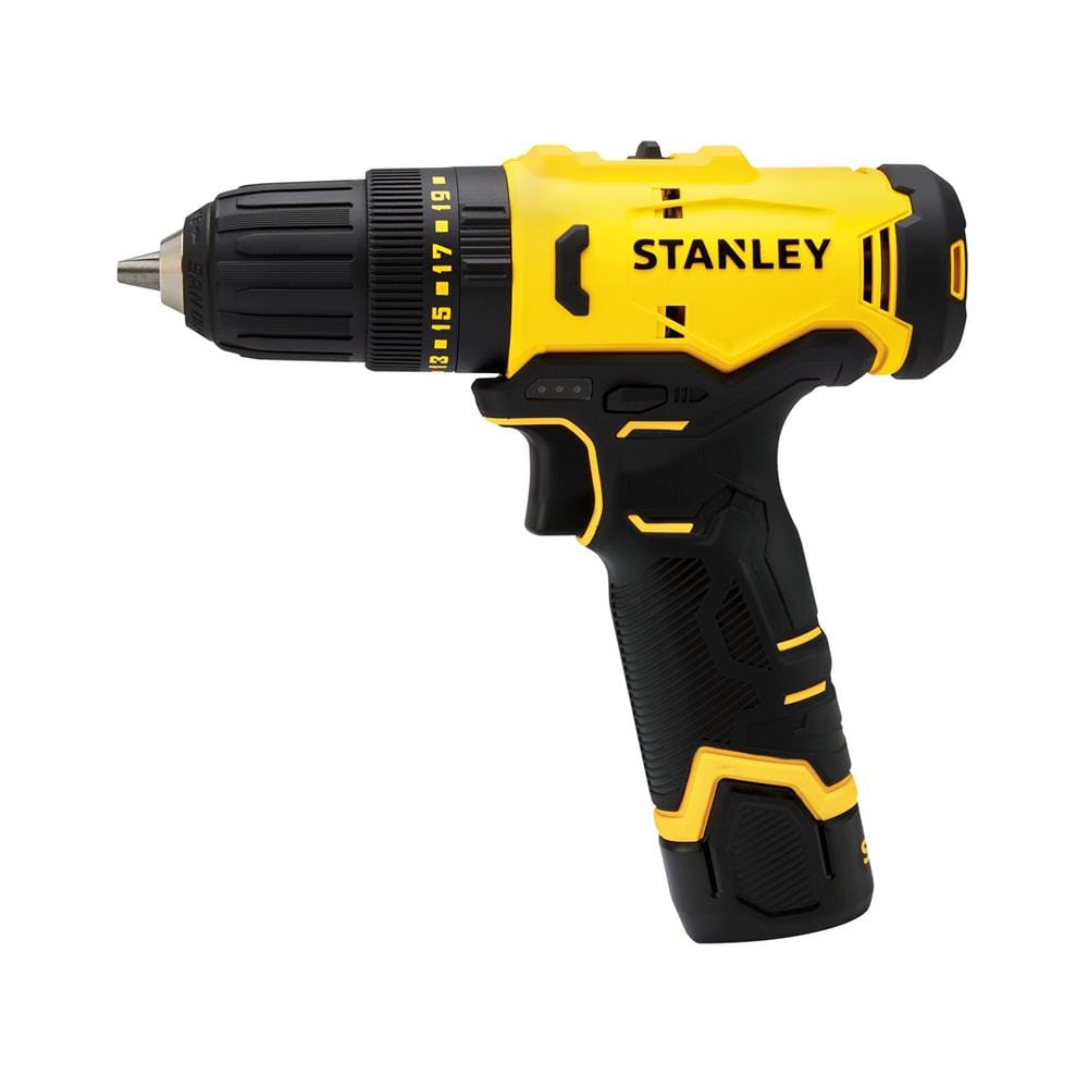 สว่านกระแทกไร้สาย (พร้อมแบตเตอรี่) STANLEY SCH10D1-B1 12 โวลต์