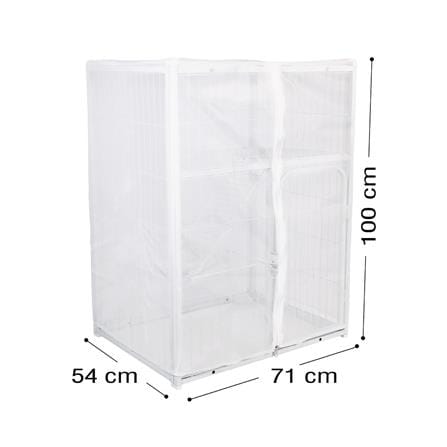 มุ้งครอบกรงสัตว์เลี้ยง PETUS 71x54x100 ซม._3