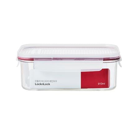 กล่องอาหาร LOCKNLOCK BISFREE 0.91 ลิตร สีแดง_1