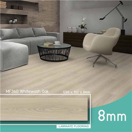 พื้นลามิเนต INOVAR FLOOR 8 มม. 1.98 ตร.ม. สี WHITEWASH OAK_3