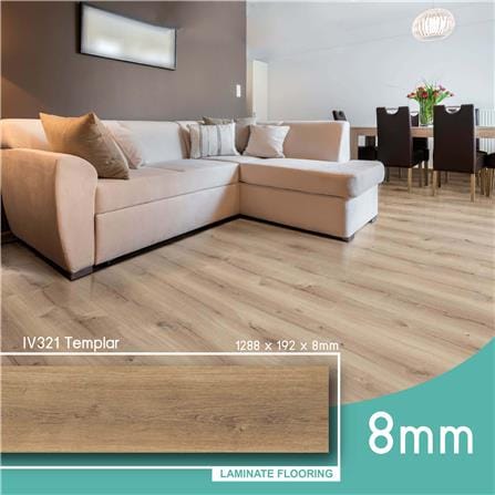 พื้นลามิเนต INOVAR FLOOR 8 มม. 1.98 ตร.ม. สี TEMPLAR_3