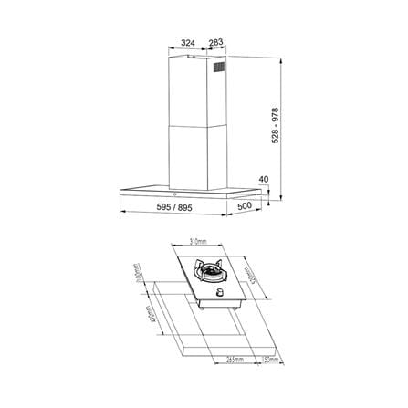เตาฝัง+เครื่องดูดควัน FRANKE FGH3116+ARNO60XS_1