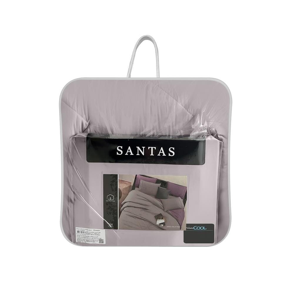 ชุดผ้าปูที่นอน 5 ฟุต 6 ชิ้น SANTAS COTTON USA SENSE BR